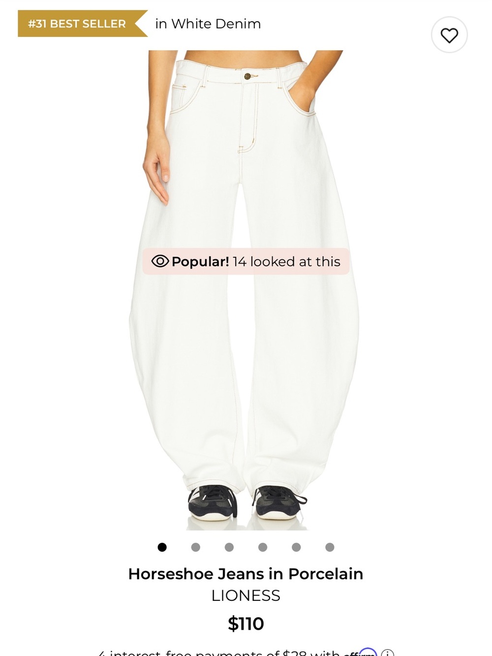 lioness
barrel jeans
